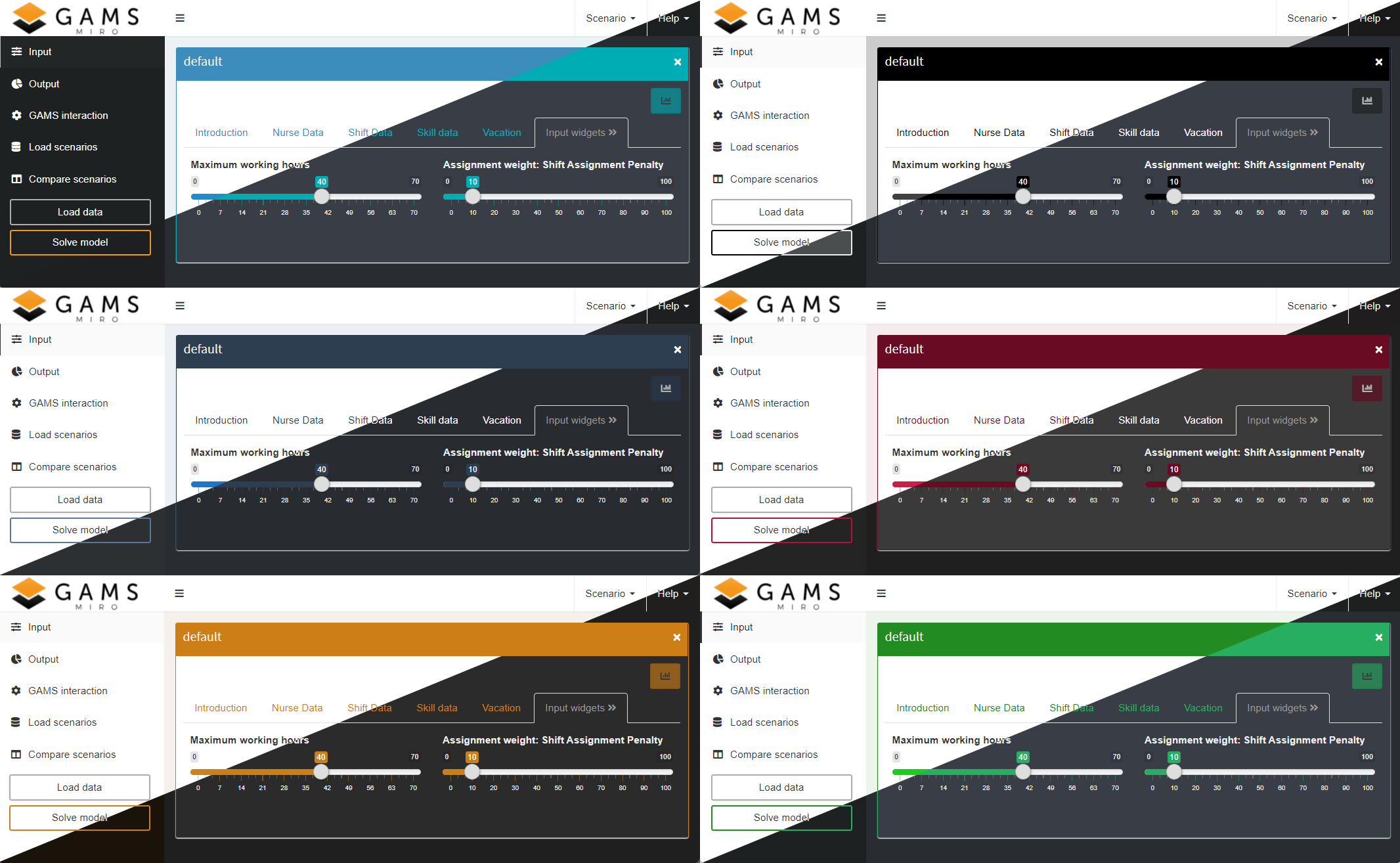 MIRO color themes