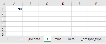 Separate sheets per scalar